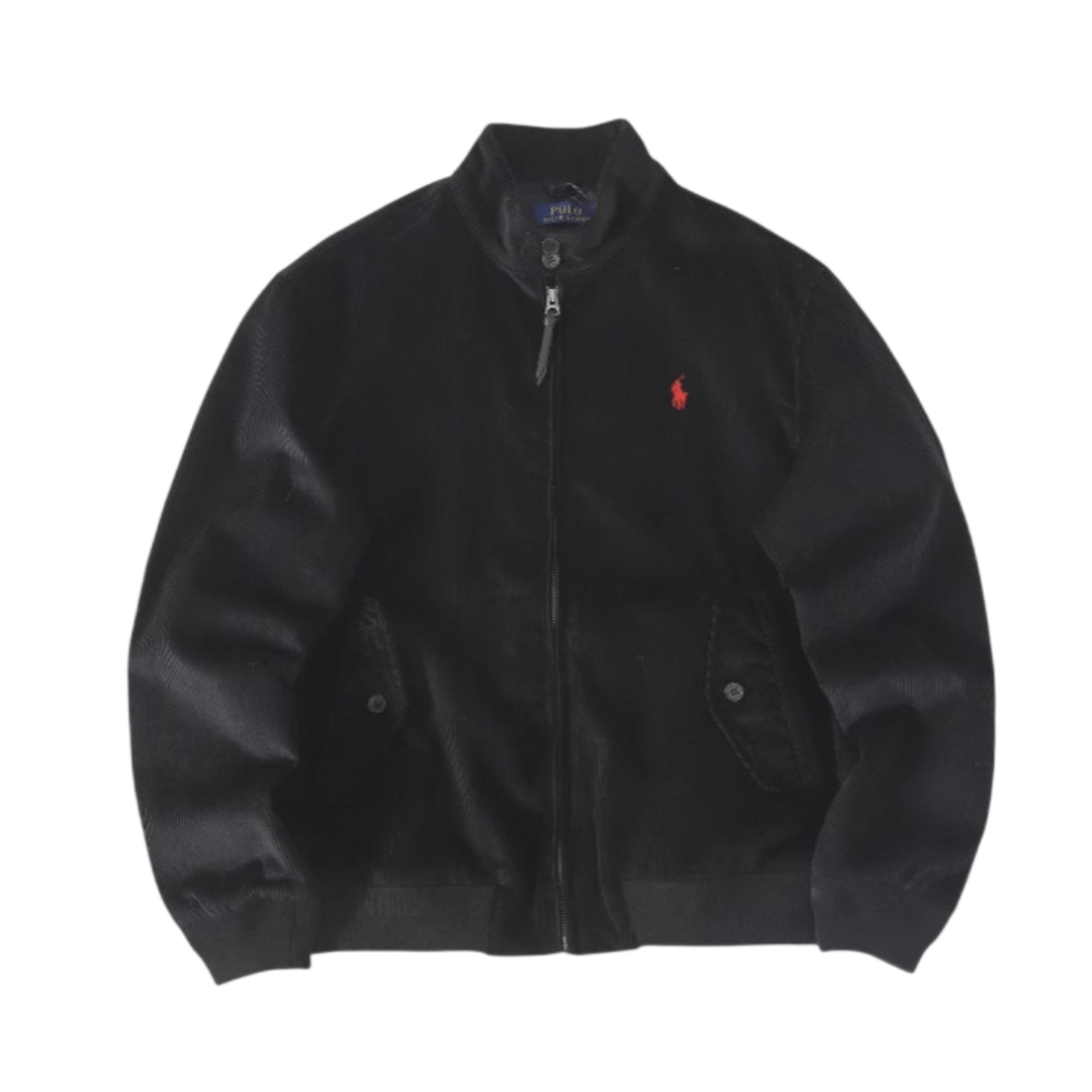 Polo Ralph Lauren Corduroy Harrington Jacket 'Black'