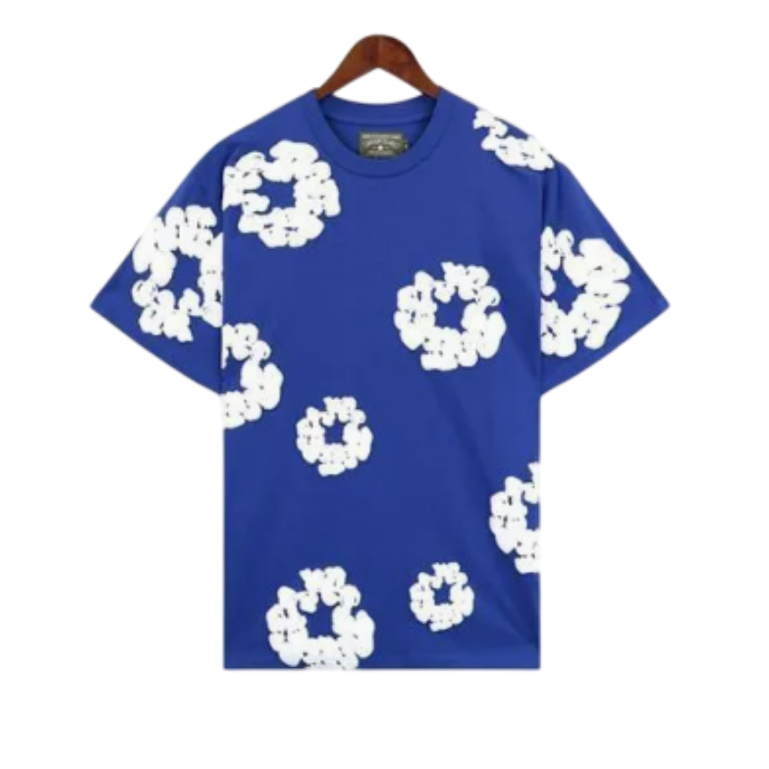 Denim Tears Cotton Wreath T-Shirt 'Blue'