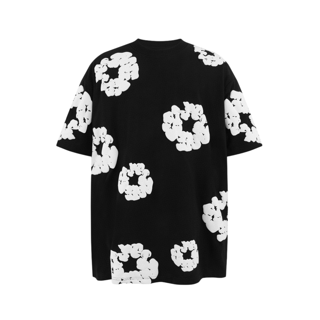 Denim Tears Cotton Wreath T-Shirt 'Black/White'