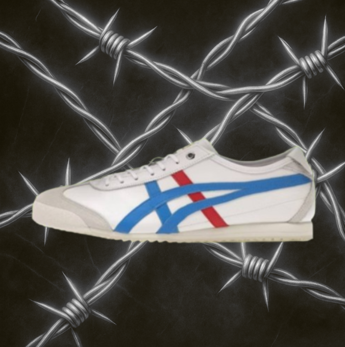 Asics "White Directoire Blue"