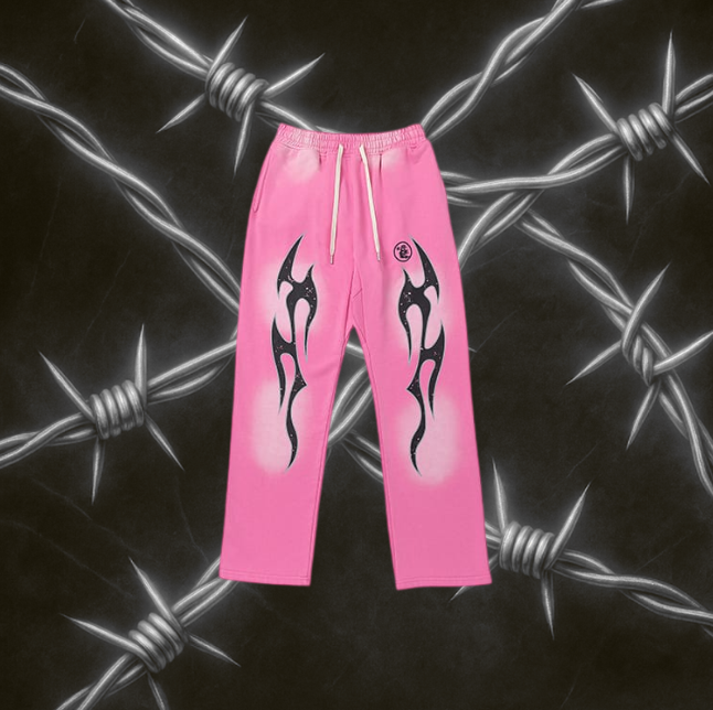Hellstar Brainwashed With Brain Pants "Pink"