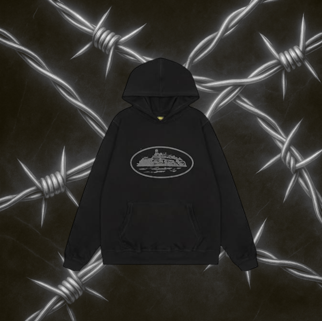 Corteiz Alcatraz Hoodie "Black"