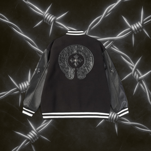 Chrome Hearts Varsity Jacket "Black"