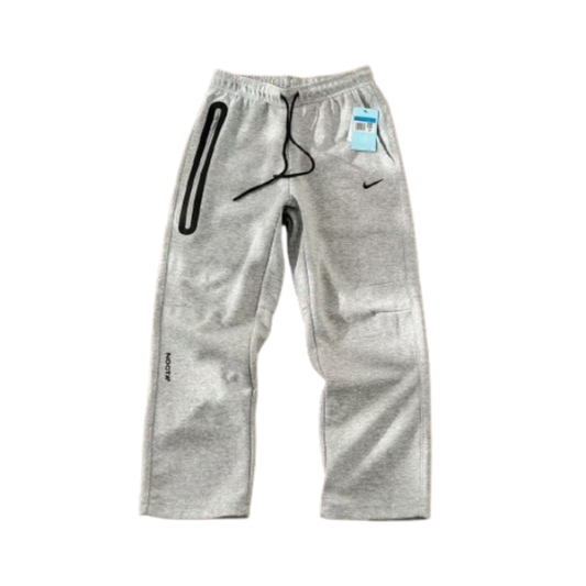 Nike x NOCTA Tech Fleece Open-Hem Sweatpants 'Heather Grey/Black'