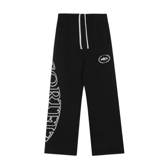 Corteiz Alcatraz Laurel Wreath Sweatpants 'Black'