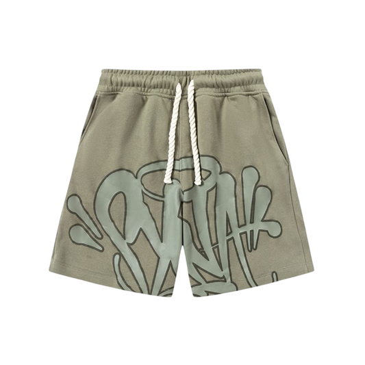 Syna World Logo Fleece Shorts 'Green'