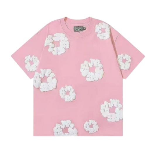 Denim Tears Cotton Wreath T-Shirt 'Pink/White'