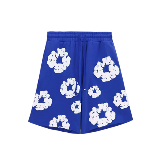 Denim Tears Cotton Wreath Shorts 'Blue'