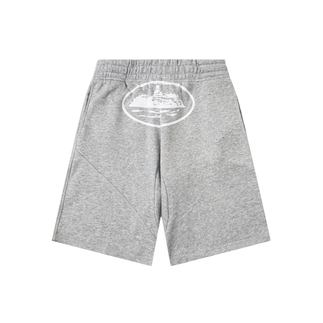 Corteiz Alcatraz Logo Sweat Shorts 'Grey'