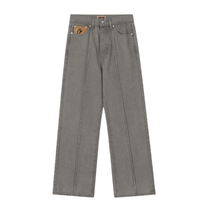 Corteiz Denim Genes Center Seam Jeans 'Grey Wash'