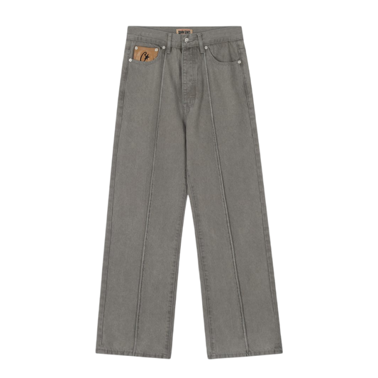 Corteiz Denim Genes Center Seam Jeans 'Grey Wash'