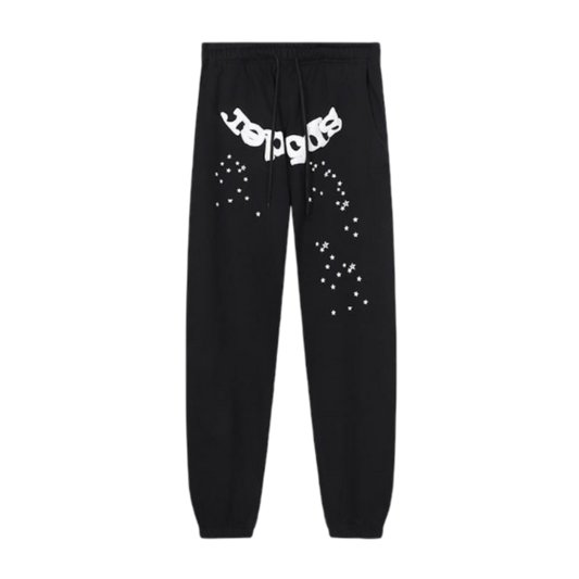 Sp5der Worldwide Web Pullover Sweatpants 'Black'