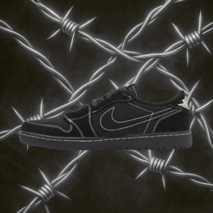 Jordan 1 Low "TS Black Phantom"