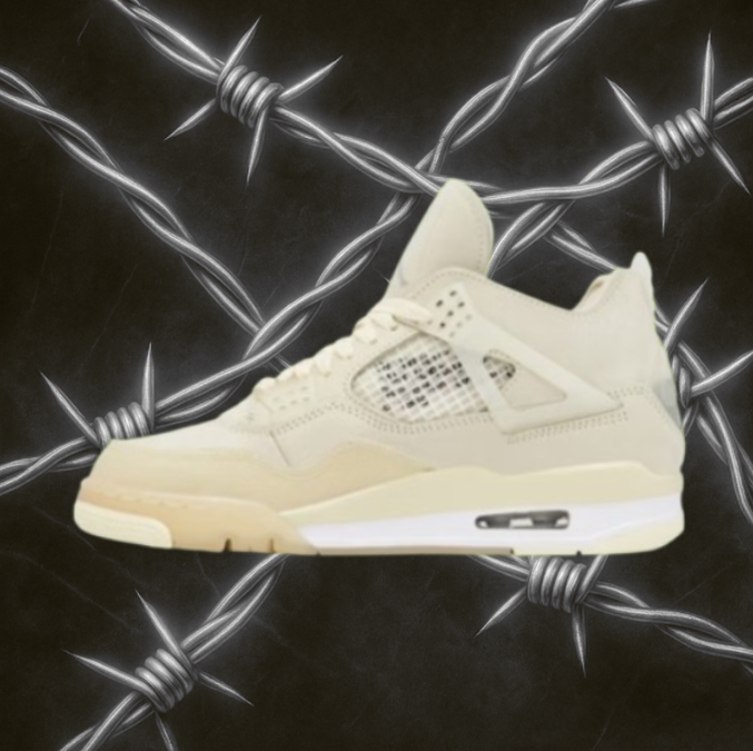Jordan 4 "Off-White Sail"