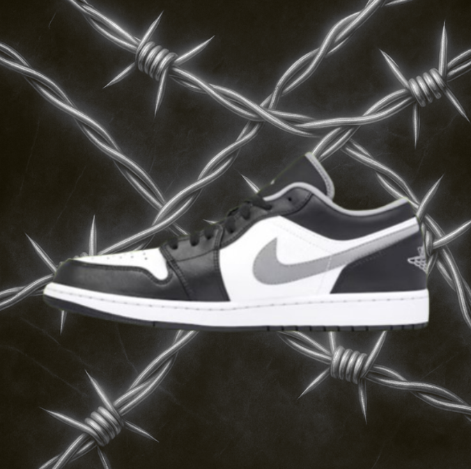 Jordan 1 Low "Black Medium Grey"