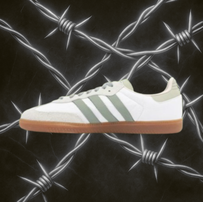 Samba "Cloud White Green Putty"