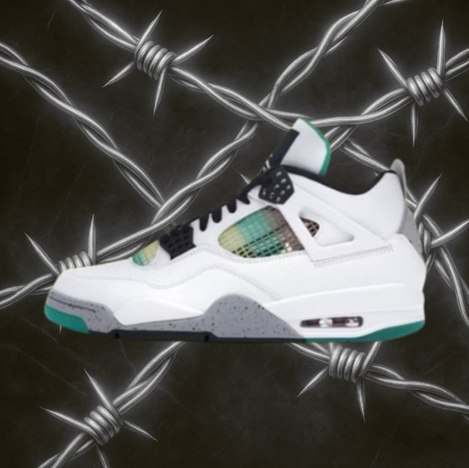 Jordan 4 "Lucid Green Rasta"