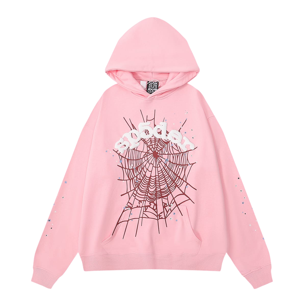 Sp5der Worldwide OG Web Hoodie 'Pink'