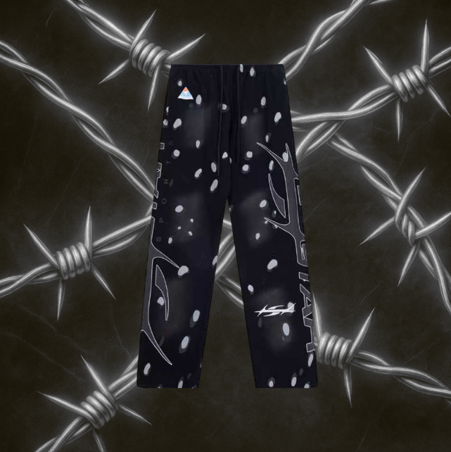 Hellstar Path To Paradise Pants "Black & Gray"