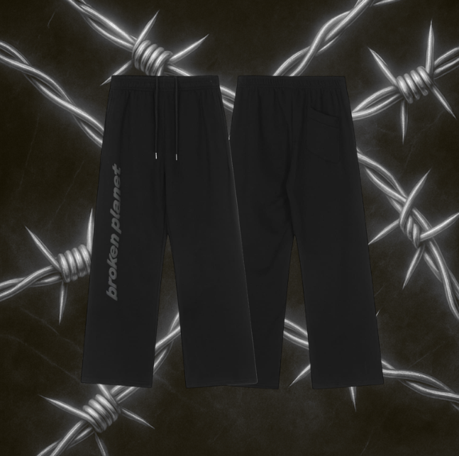 Broken Planet Hearts Are Made To Be Broken Pants "Soot Black"