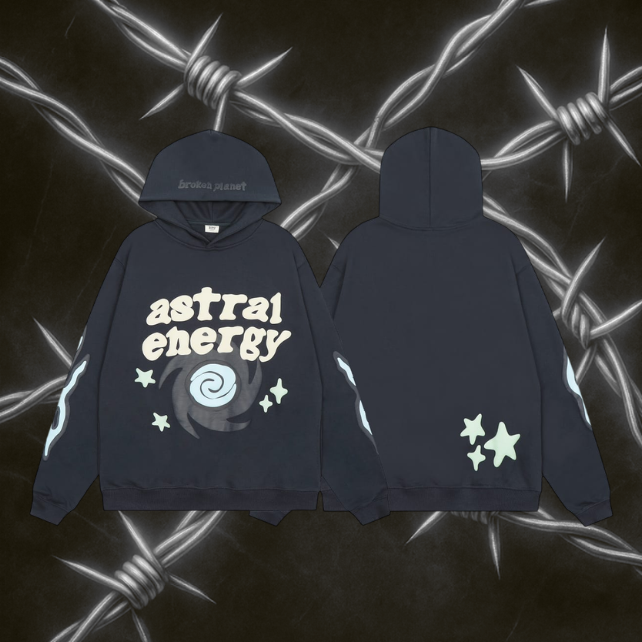 Broken Planet Astral Energy Hoodie "Outer Space Blue"