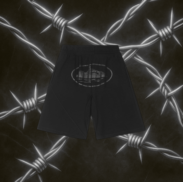Corteiz Alcatraz Shorts "Black"