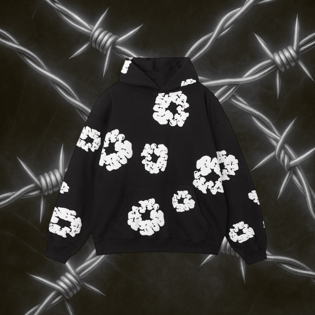 Denim Tears Hoodie "Black & White"